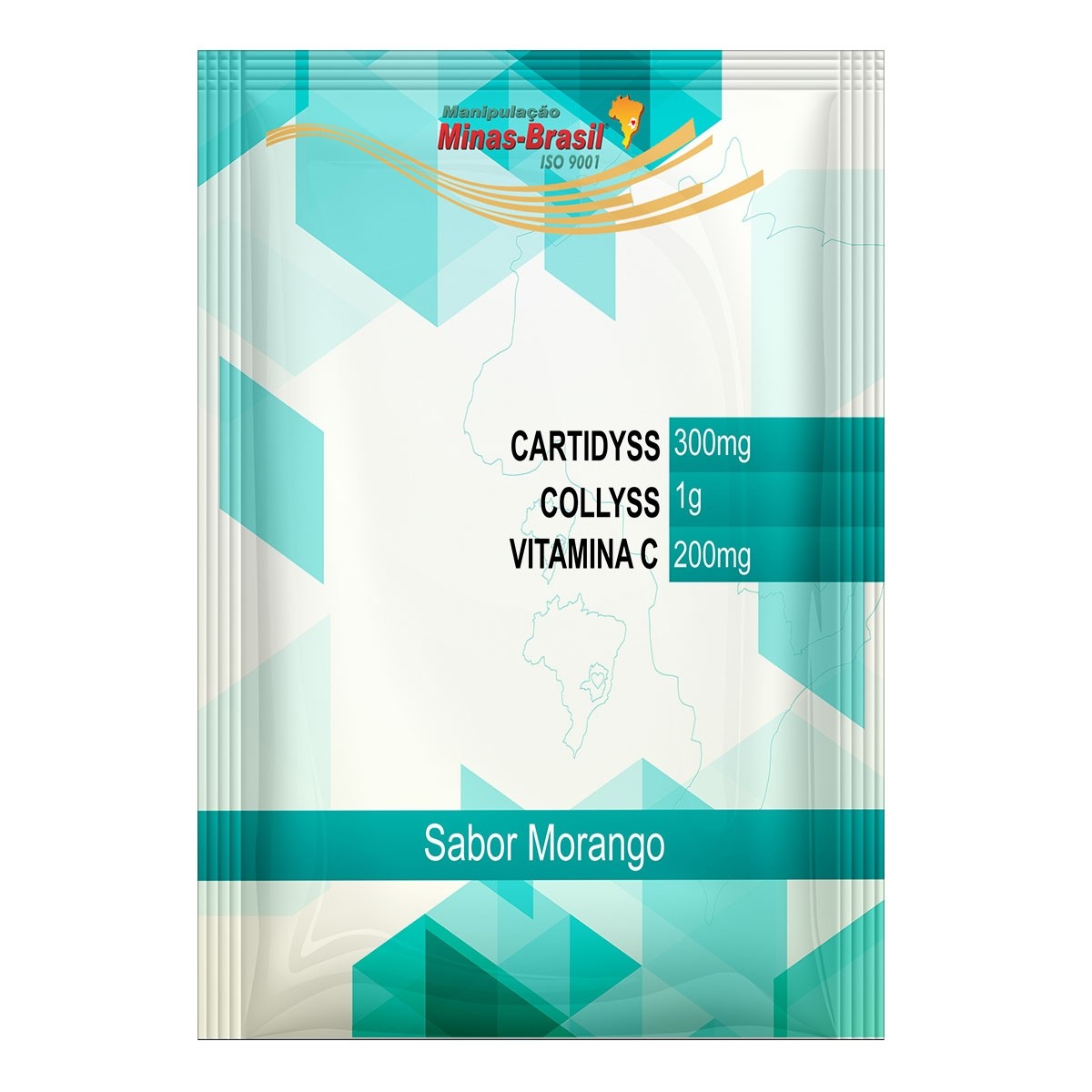 Cartidyss   Collyss   Vitamina C – Sabor Morango 60 Sachês