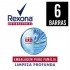 Kit Sabonete Em Barra Rexona Antibacterial Limpeza Profunda Com 6 Unidades de 84G Cada