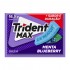 Trident Max Chiclete Sem Açúcar Menta Blueberry Fresca 16,5G