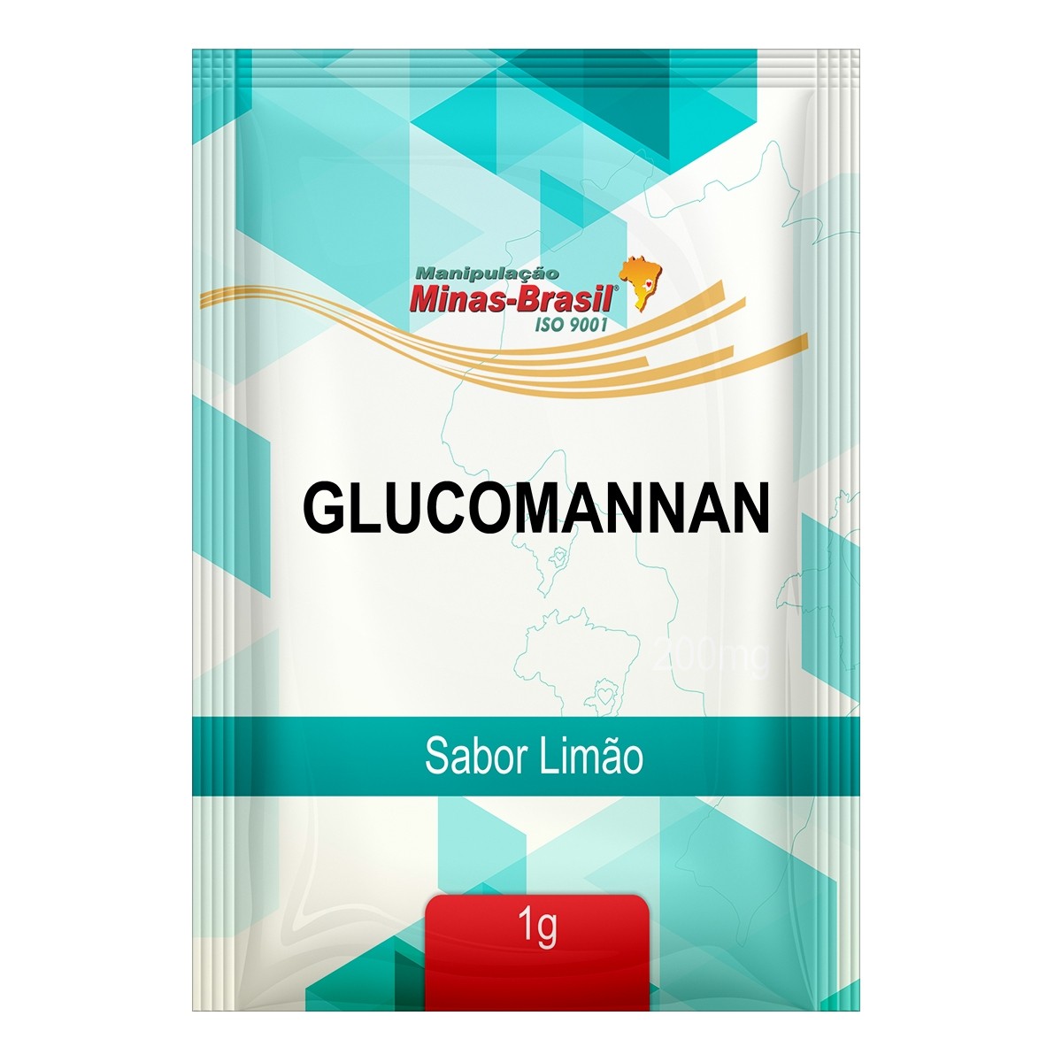 Glucomannan 1G – Sabor Limão 30 Sachês