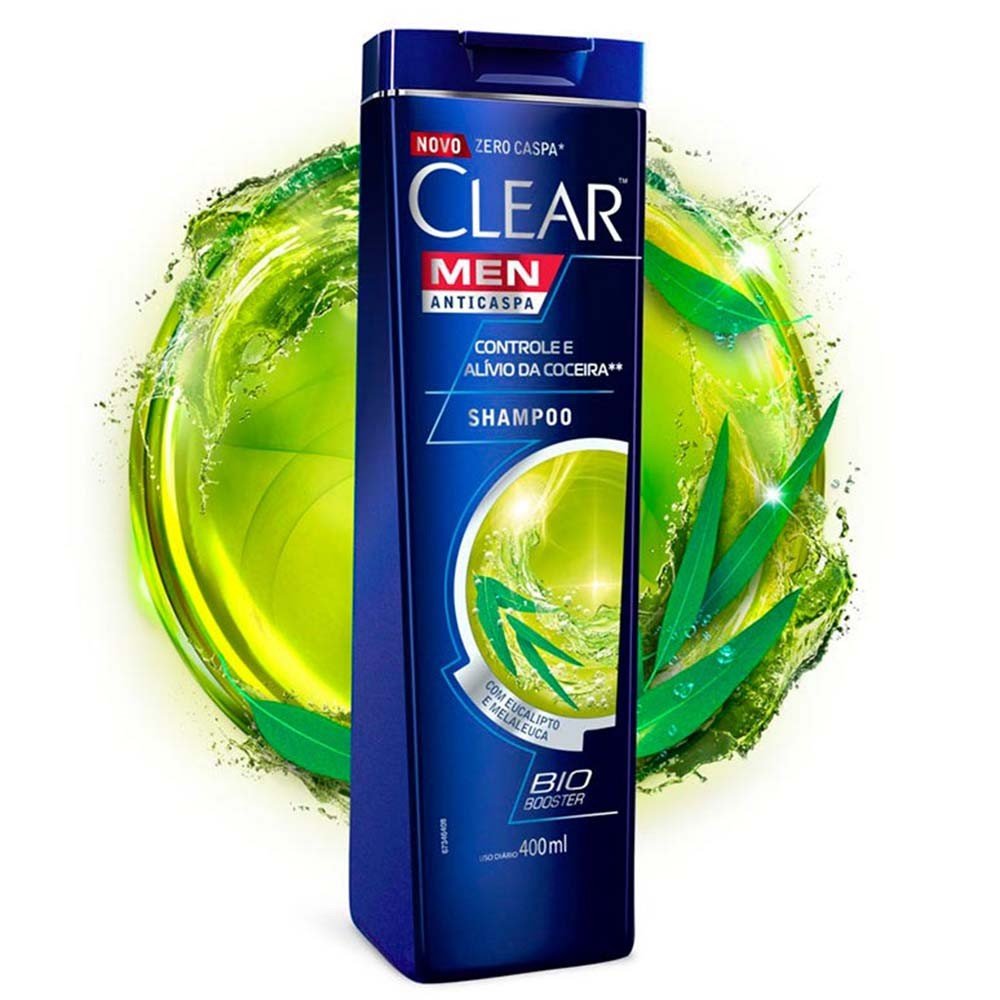 Comprar Shampoo Clear Men Anticaspa Controle e Alívio da