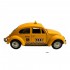 Carrinho Fricção Metal Miniatura 1/32 Fusca Taxi